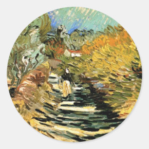 Adesivo Caminho de Vincent van Gogh em Saint-Remy, Figura