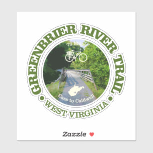 Adesivo Caminho do Rio Greenbrier (ciclismo c)