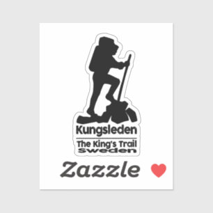 Adesivo Caminho - Kungsleden - A Trilha dos Reis - Suecia