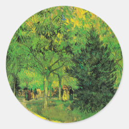 Adesivo Caminho no Parque de Arles com Walkers - Van Gogh