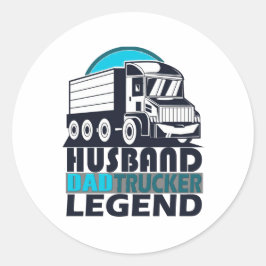 Adesivo Caminhoneiro Pai Marido Legend Funny Truck