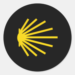 Adesivo Camino De Santiago Scallop Shell Trail Símbolo Poc