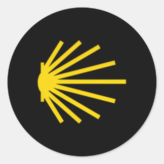 Adesivo Camino De Santiago Scallop Shell Trail Símbolo Poc