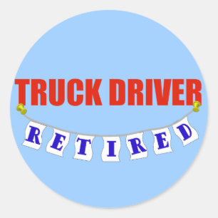 Adesivo Camionista aposentado