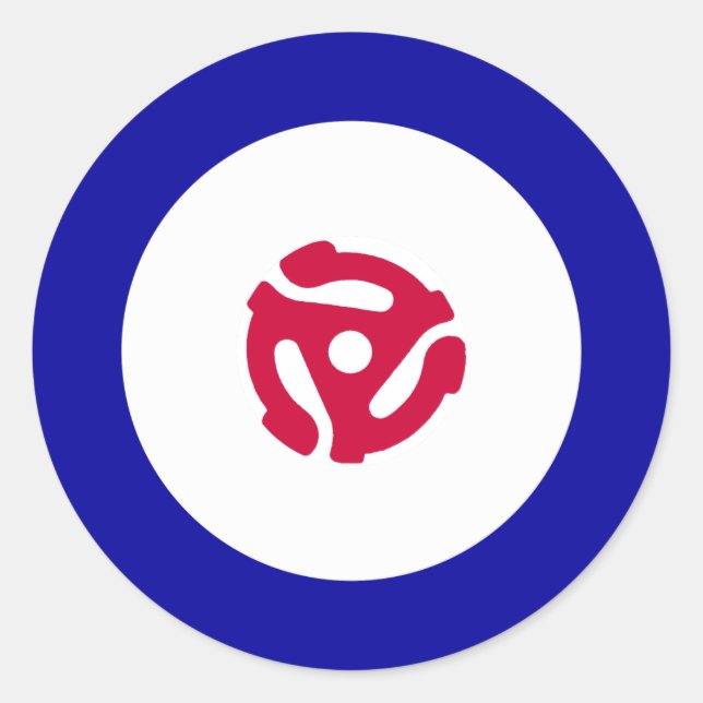 Adesivo Camisa-Alvo de 45 rpm (Frente)