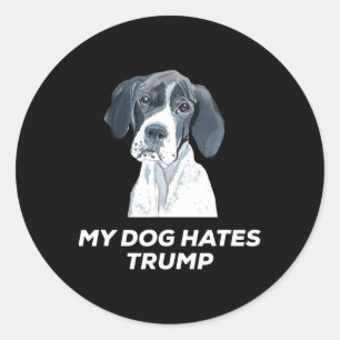 Adesivo Camisa Anti Trump Meu Cachorro Odeia Trump