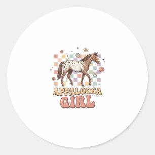 Adesivo Camisa Appaloosa Girl Vintage Cavalo Western Desig