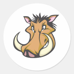 Adesivo Camisa bonito dos desenhos animados de Warthog