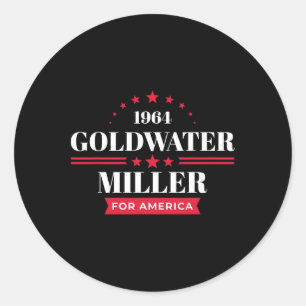 Adesivo Camisa Byrry Goldwater Republicano Campanha 1964
