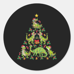 Adesivo Camisa Christmas Dinosaur Tree Rex Meninos Criança