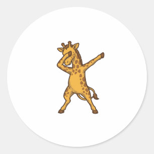 Adesivo Camisa com Desenho de Girafa Dabbing com Estampa V