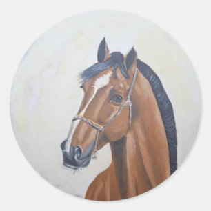 Adesivo Camisa com retrato majestoso de cavalo
