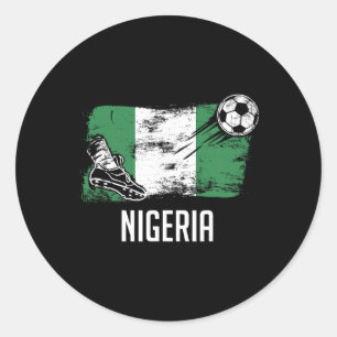 Adesivo Camisa da Bandeira da Nigéria Time de Futebol Nige