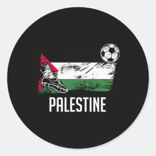 Adesivo Camisa da Bandeira da Palestina Time de Futebol Pa