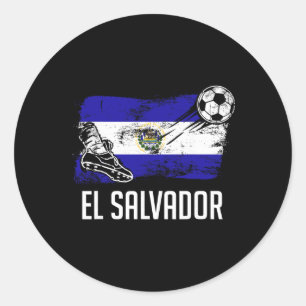 Adesivo Camisa da Bandeira de El Salvador Time de Futebol