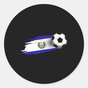 Adesivo Camisa da Bandeira de El Salvador Time de Futebol