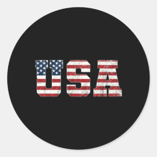 Adesivo Camisa da Bandeira Patriótica Americana Homens Mul