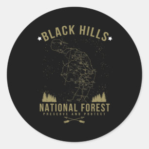 Adesivo Camisa da Floresta Nacional Black Hill Dakota do S