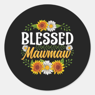 Adesivo Camisa da Mawmaw Abençoada Dia das Mães Presente F