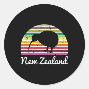 Adesivo Camisa da Nova Zelândia Pássaro Kiwi Presente de F