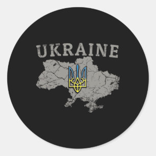 Adesivo Camisa da Ucrânia Zelensky Bandeira Ucraniana Trid