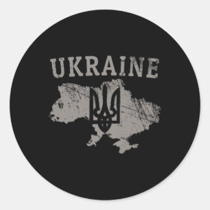 Adesivo Camisa da Ucrânia Zelensky Ucraniano Tryzub Patrió