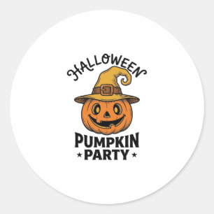 Adesivo Camisa de Abóbora de Halloween Chapéu de Bruxa Vin