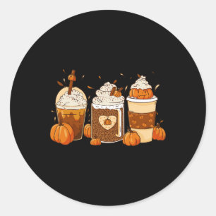 Adesivo Camisa de Ação de Graças Café de Outono Latte de A
