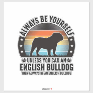 Adesivo Camisa de Amante de Cachorro Vintage Sunset Englis