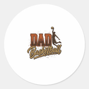 Adesivo Camisa de Basquete do Papai Design de Gravação Vin