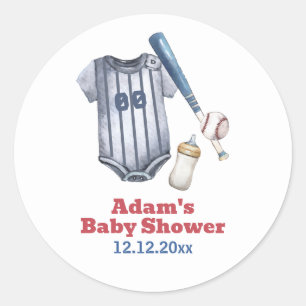 Adesivo Camisa de Beisebol Little Slugger Chupeta Baby Sho