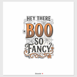 Adesivo Camisa de Boo de Halloween Gravura Vintage Assusta