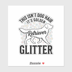 Adesivo Camisa de Cabelo de Cachorro Vintage Glitter Retri
