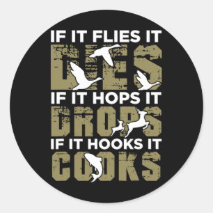 Adesivo Camisa De Caça Para Homens Caçadores Engraçados De