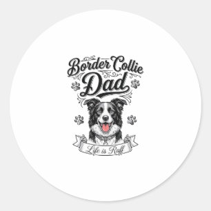 Adesivo Camisa de cachorro com gravação vintage de pai Bor