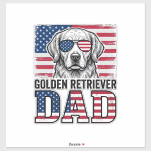 Adesivo Camisa de Cachorro Vintage Patriótica do Papai Gol