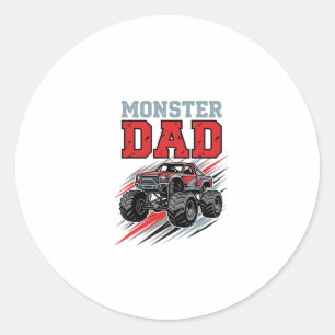Adesivo Camisa de Caminhão Monstro Vintage Pai Monstro Des