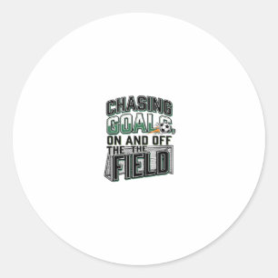 Adesivo Camisa de Campo de Futebol Vintage Chasing Goals D