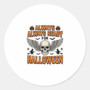 Adesivo Camisa de Caveira de Halloween Gravura Vintage Cit