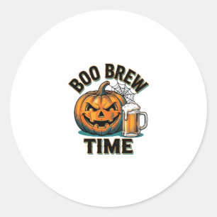 Adesivo Camisa de Cerveja de Halloween Vintage Abóbora Par