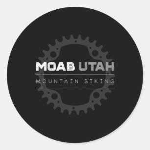 Adesivo Camisa de Ciclismo de Montanha Moab Utah - Vintage