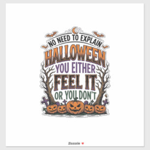 Adesivo Camisa de Citação de Halloween Abóbora Batata Anti