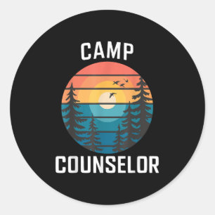 Adesivo Camisa de Conselheiro de Acampamento Verão Acampam