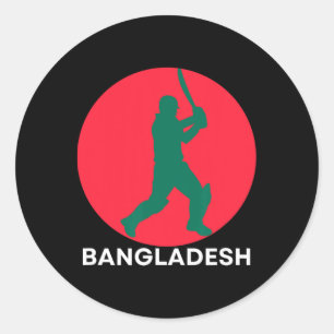 Adesivo Camisa de críquete de Ngladesh Bandeira de críquet