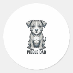 Adesivo Camisa de desenho de cachorro com gravação vintage