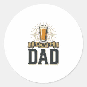 Adesivo Camisa de desenho de cerveja de papai cervejeiro v