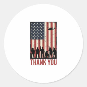 Adesivo Camisa de Design de Bandeira Americana Militar Obr