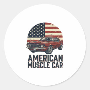 Adesivo Camisa de Design de Bandeira Vintage de Carro Musc