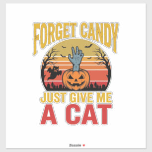Adesivo Camisa de Doces Engraçados para Amantes de Gatos n