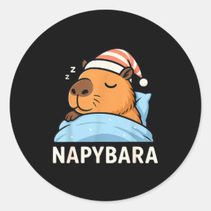 Adesivo Camisa de dormir Sleeng Capybara Napybara Pijama M